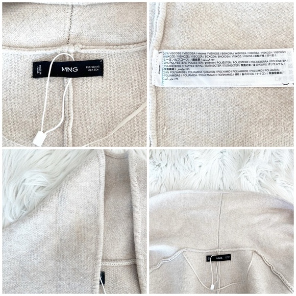 Mango Oversize Long Cardigan XS - Picture 8 of 10